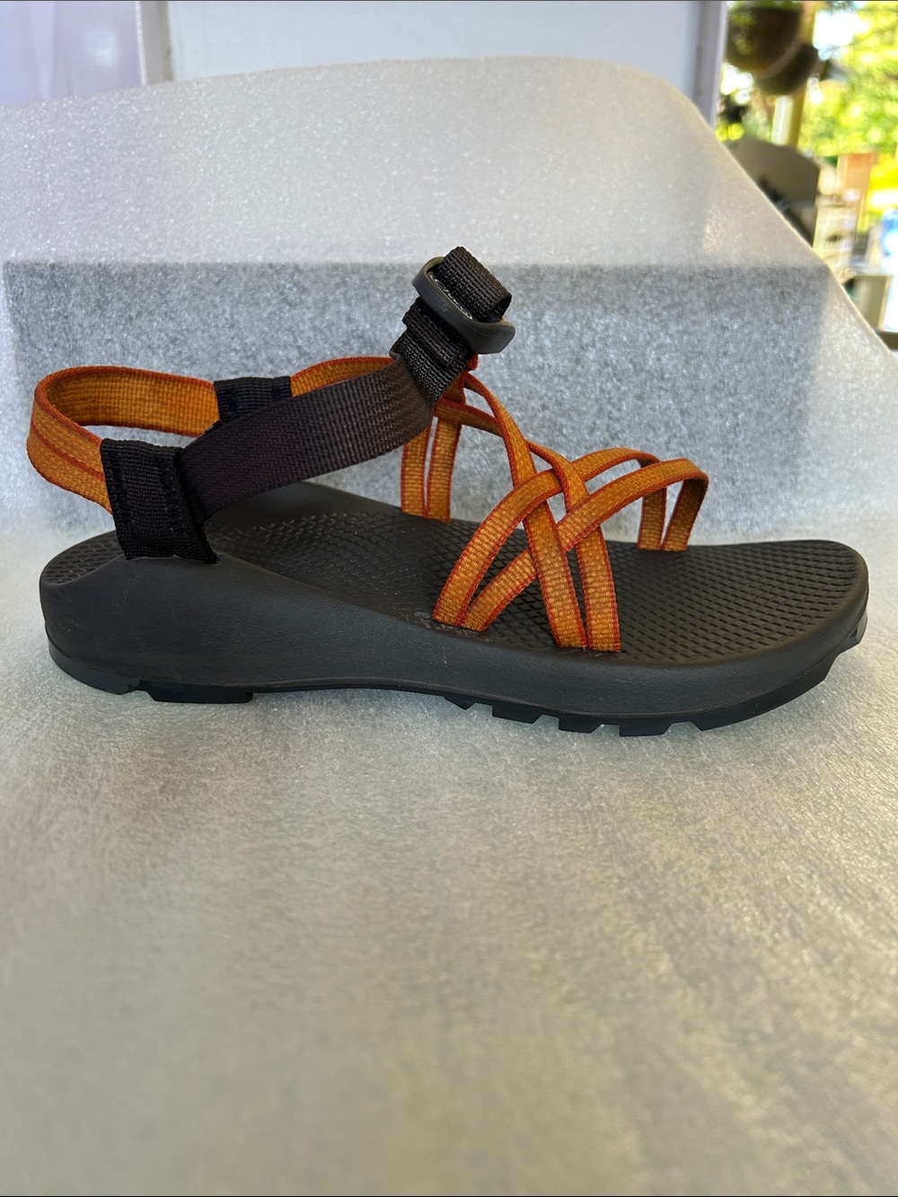 Chaco Orange and Black Z Sandals - Picture 6 of 8
